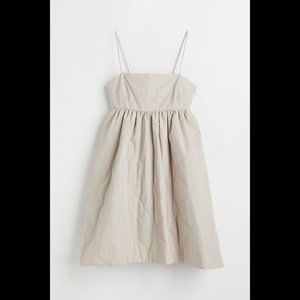 NWT H&M gray Quilted dress size Medium